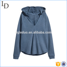 Plain with high quality raglan sleeve wholesale hoodies cowl neck jogger hoodies